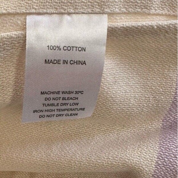 L SPACE Beach Blanket Towel Fringe Woven Cotton Striped Lightweight Coastal NEW - Picture 4 of 4